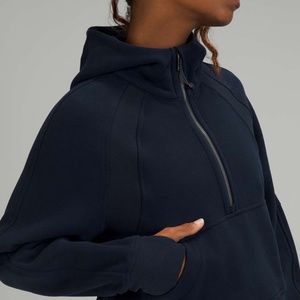 NWT Tag Lululemon Scuba Oversized Half-Zip 1/2 Zip Hoodie - XS/S True Navy Blue